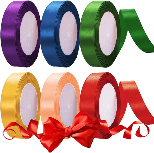 Farben polyester satinband - farben,