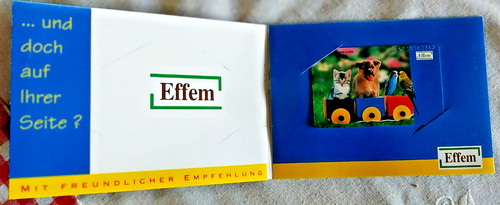 Effem werbung im etui - 6,