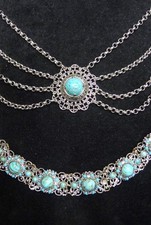 Set Halskette 4-reih. &