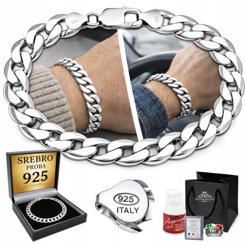 Silbernes herrenarmband mm - silbernes, 8