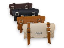 SMG Retro Sattel-Tasche Kunstleder Vintage Fahrrad-Satteltasche