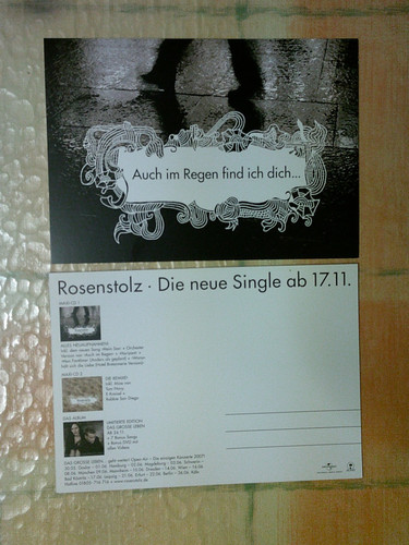 Rosenstolz auch regen - im,