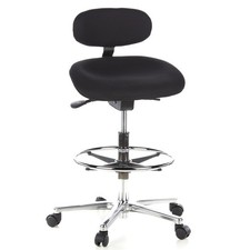 Counter-Stuhl Rollhocker Drehhocker Arbeitshocker Hocker WORK MF hjh OFFICE