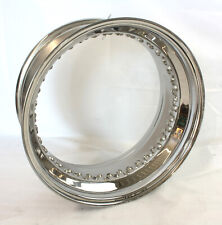 Harley Custom T.T.S. 7 x 16″ Edelstahlfelge poliert (Original) für 80 Speichen