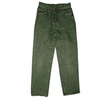 Levis Damen Jeans Hose Classic straight high waist W24 L28 24/28 grün vintage