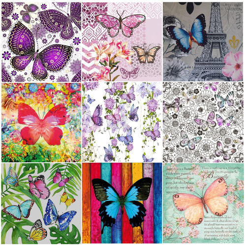 Servietten schmetterling - 4,