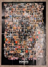 Donots XXL Poster DIN A0 Fan Art Tattoos und Band Shirts / Maße ca. 118 x 84 cm