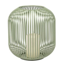 Windlicht Wili Stäbe in Kugelform H. 28cm grün aus Metall Formano F25