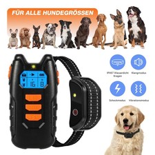Elektroschock Pet Dog Training E-Halsband Anti-Bark Obedience Stromschlag.