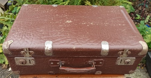 Alte lederkoffer reisekoffer - lederkoffer,