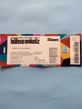 Böhse Onkelz 2014 Hockenheim Tour Karten NEW / NEU Tour SELTEN Hockenheimring