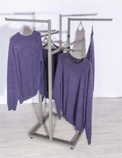 4x Kreuzständer Kleiderständer Wasserfallständer Ladeneinrichtung Metallständer