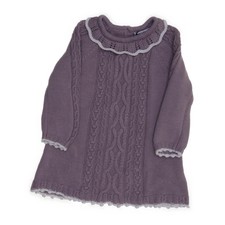 Cupcakes and Cashmere, Kleid, Größe: 86, Lila/Weiß, Acryl/Baumwolle -nKe