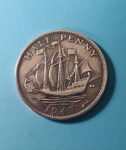 Britische münze 1947 - 1947, half