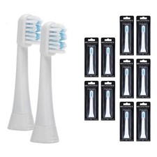 10x Megasonex Bürstenköpfe zick zack - medium