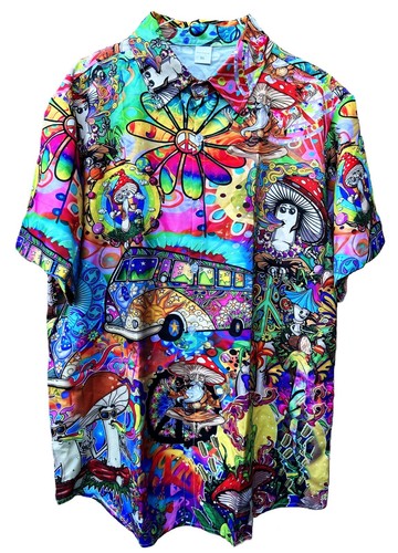 70er jahre buntes hippie - jahre, buntes,