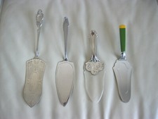 4x Tortenheber Kuchenheber DDR 