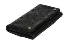 Tabakbeutel " Angelo " schwarz Drehertasche Tabaktasche Leder Feinschnittbeutel 