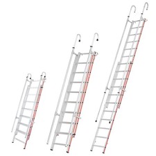 Hymer Einhängeleiter Schiebeleiter Regaleinhängeleiter Bibliotheksleiter Leiter