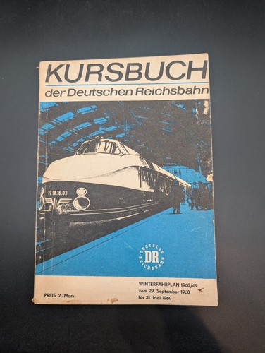 Kursbuch reichsbahn 1968 69 - reichsbahn,