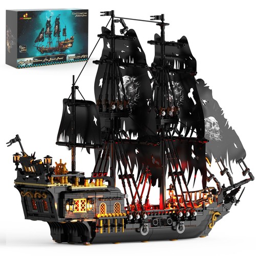 Piratenschiff baustein set mit - piratenschiff,