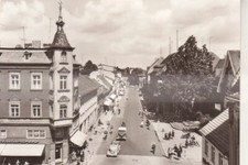 Postkarte :   FINSTERWALDE  -  Thälmannstraße   ; 1966  gestempelt