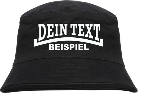 Fischerhut wunschtext druck - wunschtext,