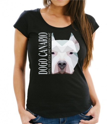 Damen shirt polygon dogo - t-shirt,