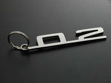 Schlüsselanhänger "02" für BMW 1602 1802 2002 ti tii turbo Edelstahl