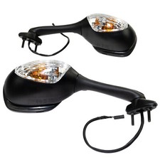 Spiegel Paar Schwarz E-geprüft für Suzuki GSX-R 1000 750 600 GSXR 