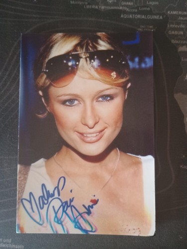 Autogramm paris hilton sexy - autogramm,