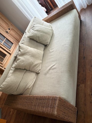 Rattansofa mit - 2,
