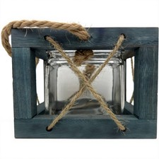 Maritimes Windlicht Holzkorpus