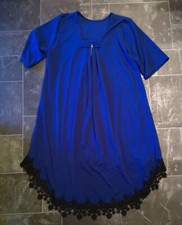 festliches Kleid Abendkleid Partykleid Vokuhila Gr. 6 XL 46 NEU