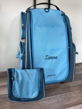 JAKO-O großer Kinder-Trolley mit integriertem Schrank Schrankkoffer Reise Blau