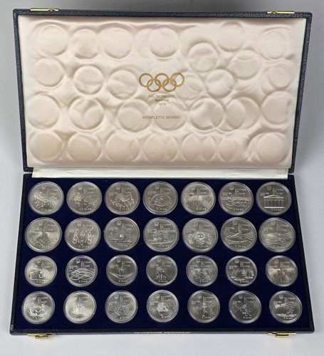 Silbermünzen olympiade 1976 - olympiade,