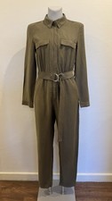 Mango Overall Jumpsuit Gr. XS Khaki