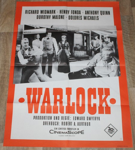 Warlock org plakat 1959 - warlock, org.