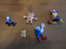 6 weitere Maskottchen v. d.  Olympischen Spielen 1968, 84, 92,  96, 2000 + 2012