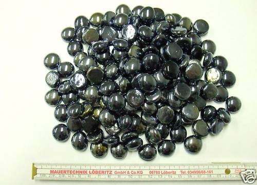 Glasnuggets schwarz - kg,