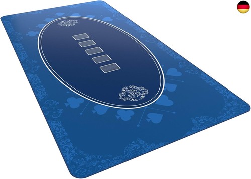 Designer pokermatte blau - pokermatte,