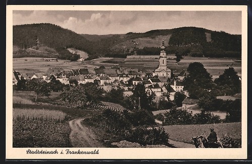Ansichtskarte stadtsteinach - ansichtskarte, i