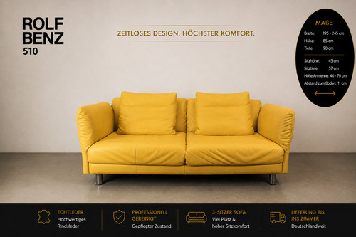 Rolf benz 510 couch - benz,