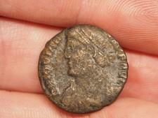 Römisch oder byzantinisch – Antike Bronzemünze AE 16-17 mm 2,91 g (10)