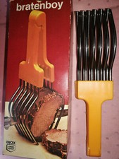 KÜCHENPROFI Bratenzange / Schneidhilfe / Tranchierhilfe aus Edelstahl