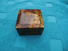 Dose Lackdose Nostalgie Schmuckdose, Schmuckkästchen 8x8x6 cm