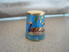 Cloisonne fingerhut mit 2 - mit,