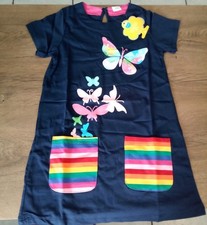 Niedliches Mädchenkleid Schmetterling Gr. 110/116 neu