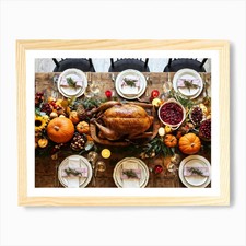 Rustikales Holz Esstisch Set