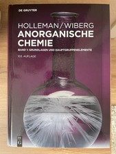 Anorganische Chemie Band 1 Holleman / Wiberg 103. Auflage